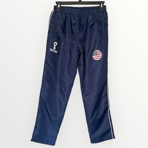 Team USA Soccer FIFA World Cup Qatar 2022 training track pants - Navy Blue NWT